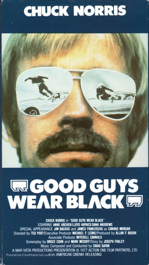 Good Guys Wear Black - VHS movie cover