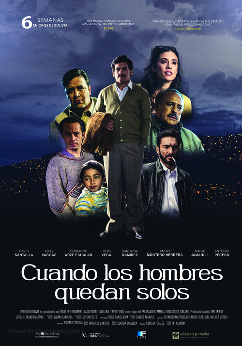 Cuando los hombres quedan solos - Bolivian Movie Poster