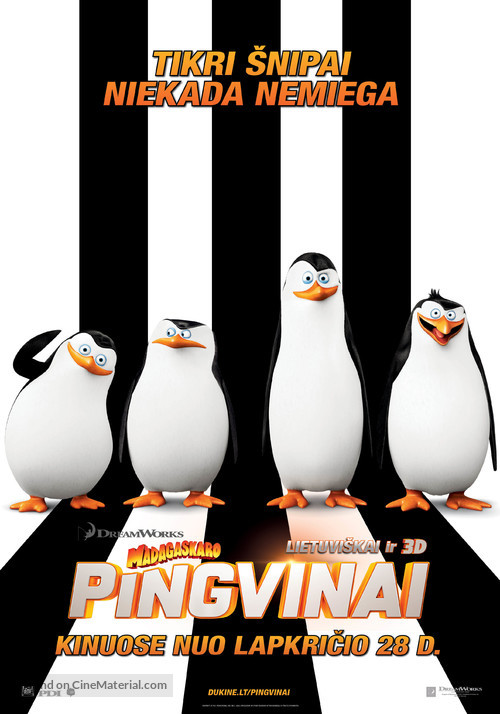 Penguins of Madagascar - Lithuanian Movie Poster