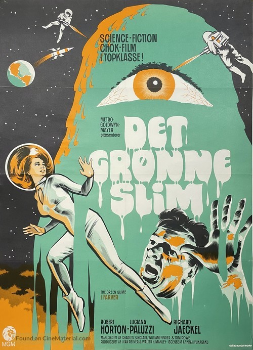 The Green Slime - Danish Movie Poster