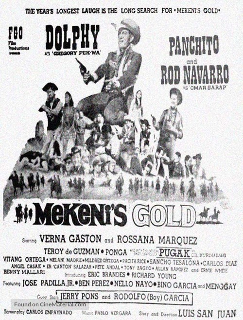 Mekeni&#039;s Gold - Philippine Movie Poster