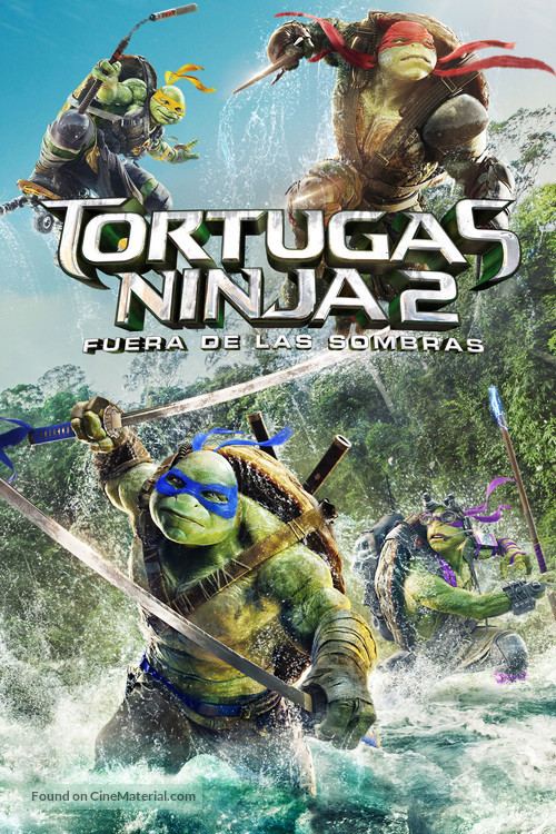 Teenage Mutant Ninja Turtles: Out of the Shadows - Argentinian DVD movie cover
