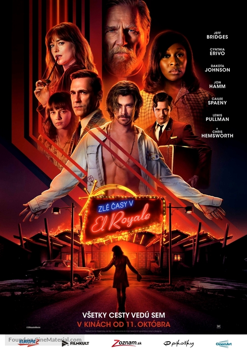 Bad Times at the El Royale - Slovak Movie Poster