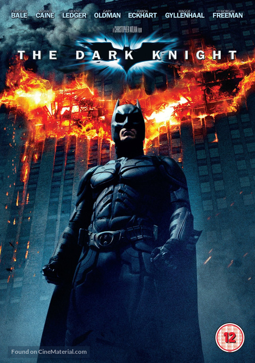 The Dark Knight - British DVD movie cover