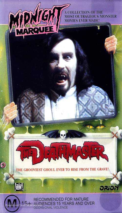 Deathmaster - Australian VHS movie cover