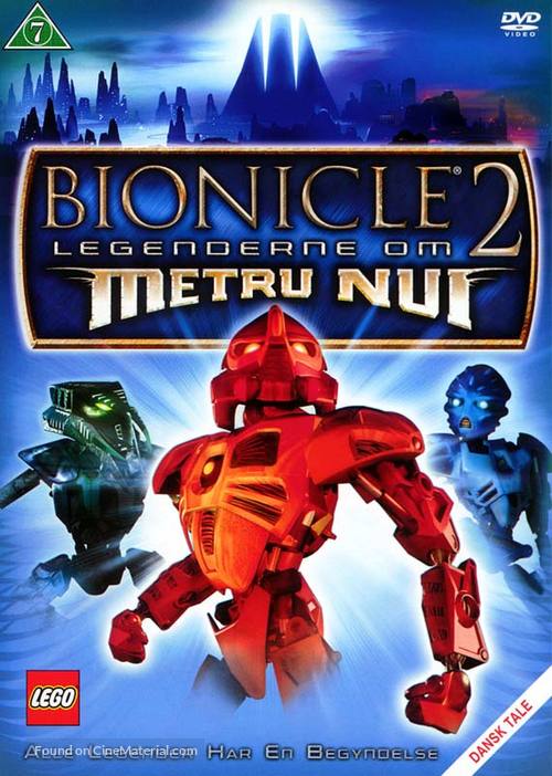 Bionicle 2: Legends of Metru-Nui - Danish DVD movie cover