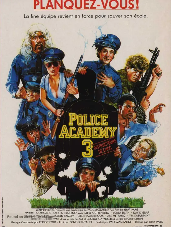 1986 Police Academy 3: Back In Training 1986 Police Academy 3: Back In Training