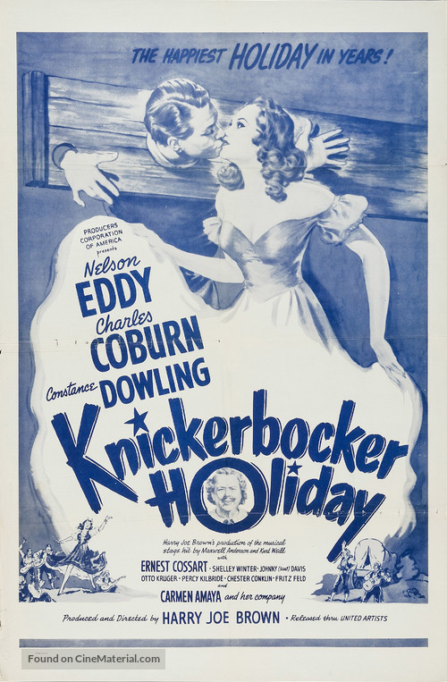 Knickerbocker Holiday - Movie Poster