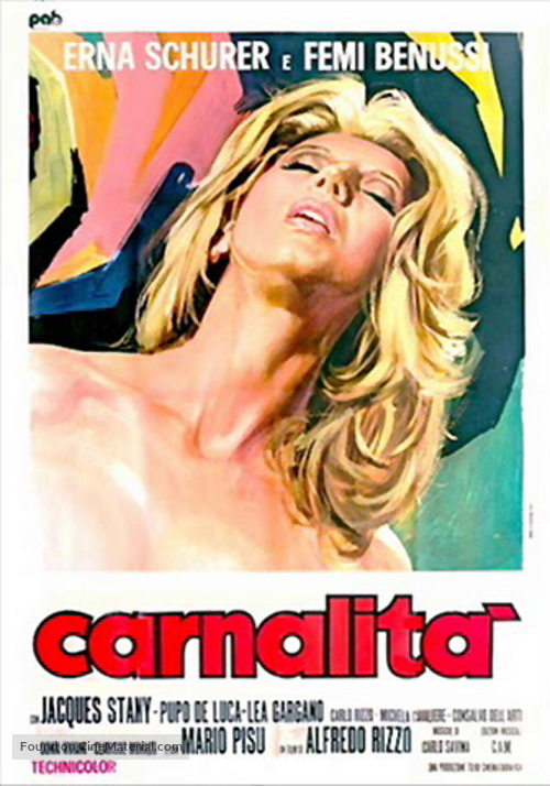 Carnalit&agrave; - Italian Movie Poster