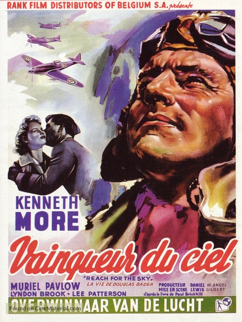 Reach for the Sky - Belgian Movie Poster