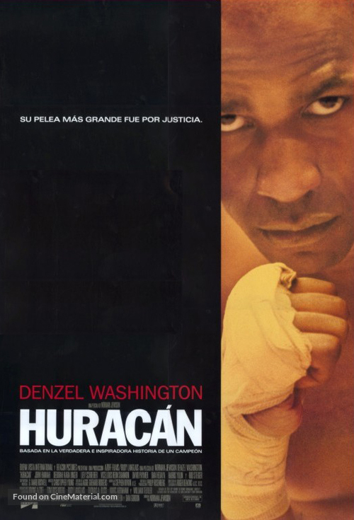 The Hurricane - Mexican Movie Poster
