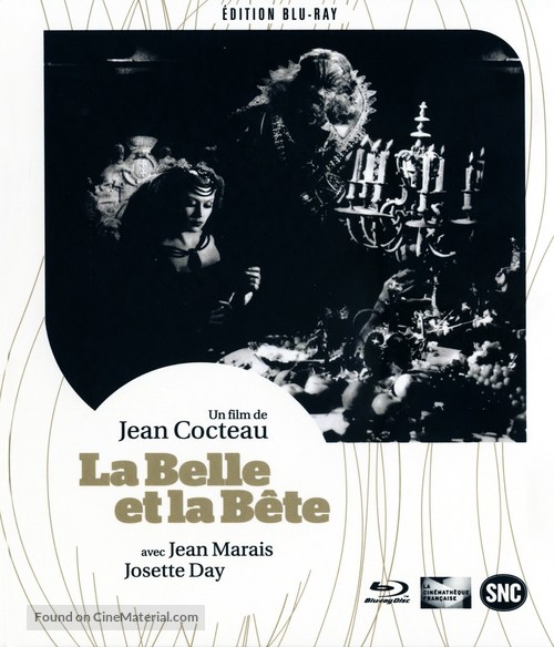 La belle et la b&ecirc;te - French Blu-Ray movie cover
