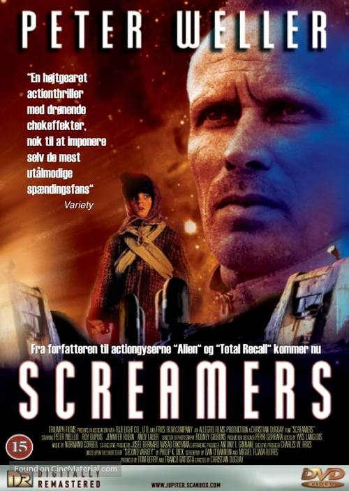 Screamers - Danish DVD movie cover