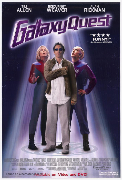 Galaxy Quest - Video release movie poster