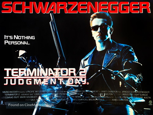 Terminator 2: Judgment Day - British Movie Poster