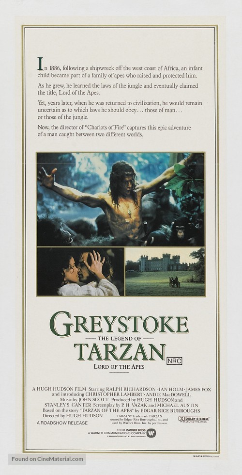 Greystoke - Australian Movie Poster