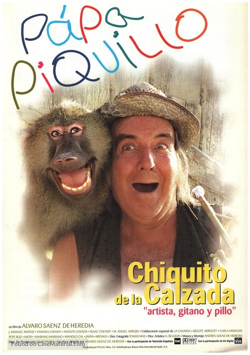 P&aacute;pa Piquillo - Spanish Movie Poster