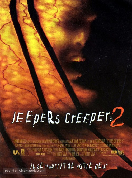 Jeepers Creepers II - French Movie Poster