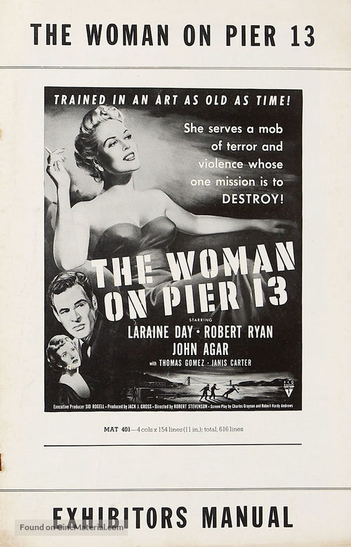 The Woman on Pier 13 - poster