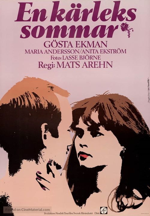 En k&auml;rleks sommar - Swedish Movie Poster