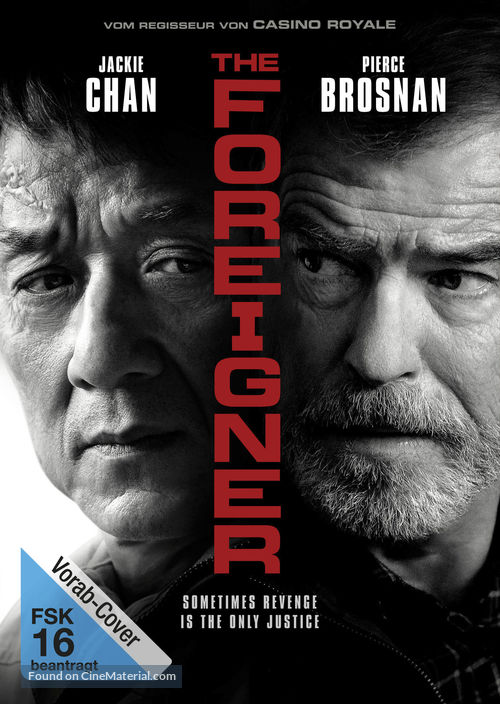 The Foreigner - German DVD movie cover