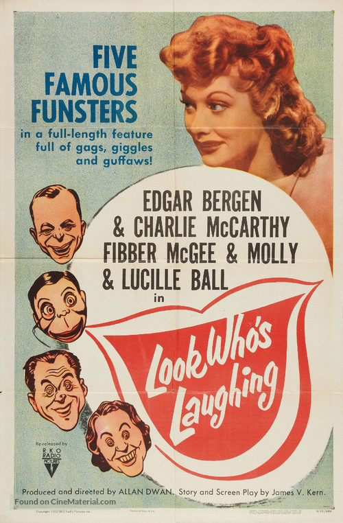 Look Who&#039;s Laughing - Re-release movie poster