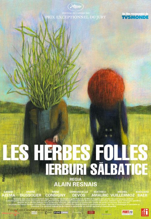 Les herbes folles - Romanian Movie Poster