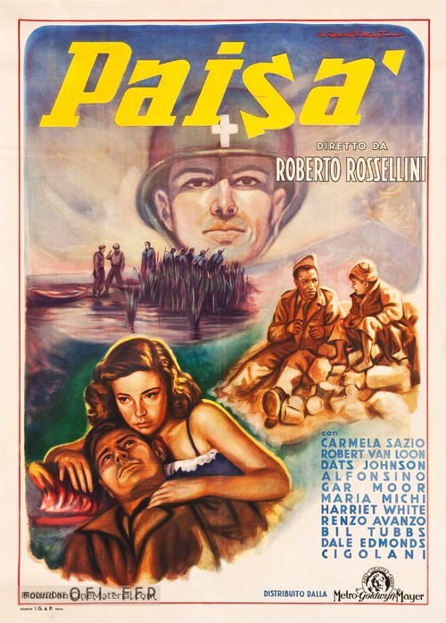 Pais&agrave; - Italian Movie Poster