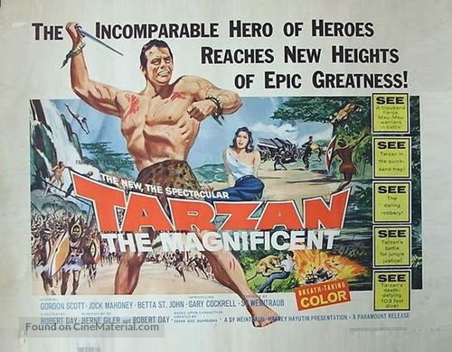 Tarzan the Magnificent - British Movie Poster