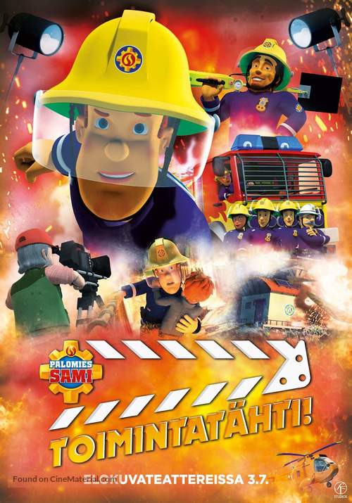 Fireman Sam: Set for Action! - Finnish Movie Poster