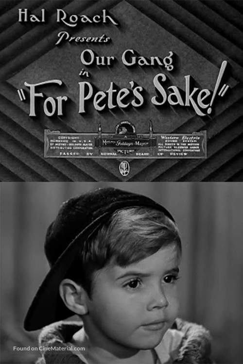 For Pete&#039;s Sake! - poster