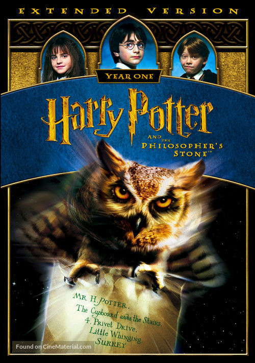 Harry Potter and the Philosopher&#039;s Stone - British DVD movie cover