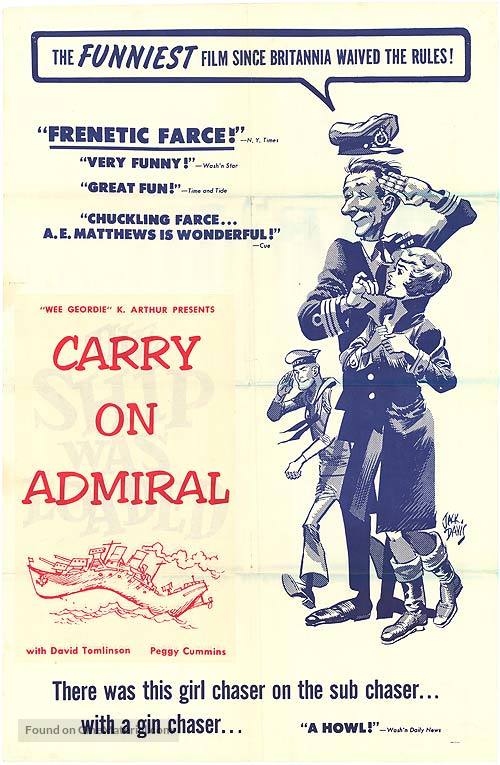 Carry on Admiral - Movie Poster