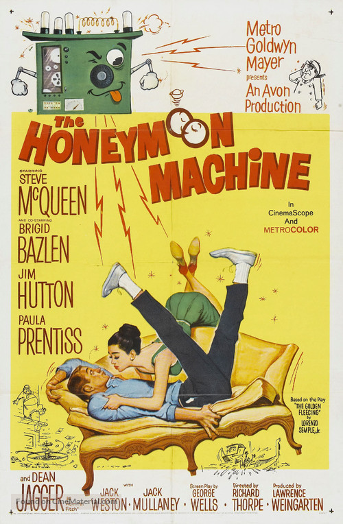 The Honeymoon Machine - Movie Poster