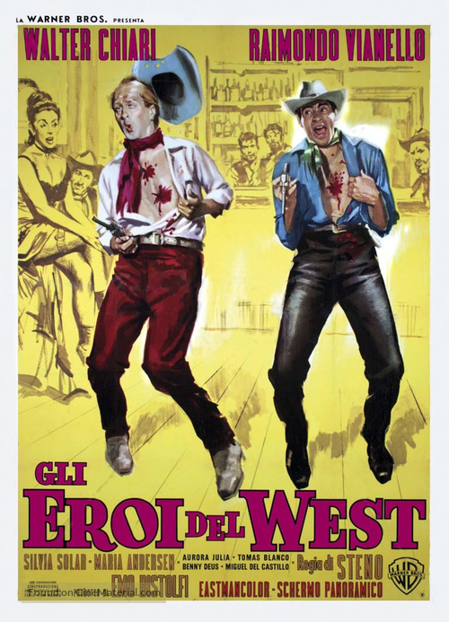 Gli eroi del West - Italian Movie Poster