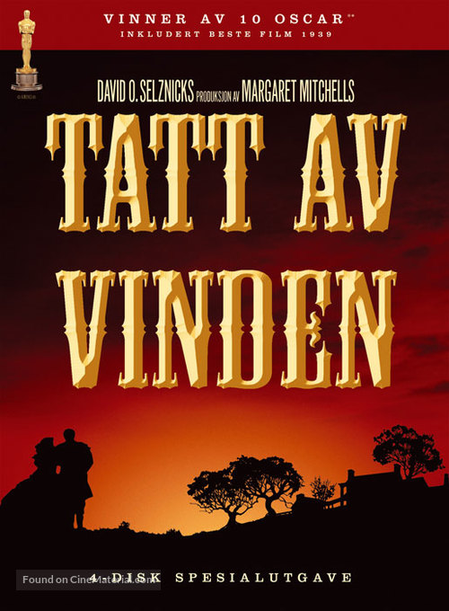 Gone with the Wind - Norwegian DVD movie cover