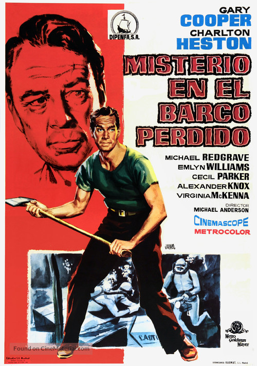 The Wreck of the Mary Deare - Spanish Movie Poster