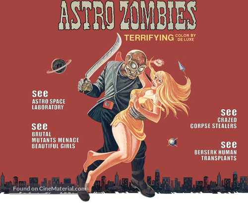 The Astro-Zombies - British Movie Poster