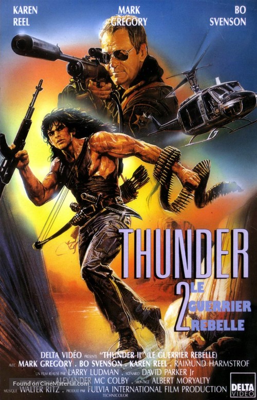 Thunder II - French VHS movie cover