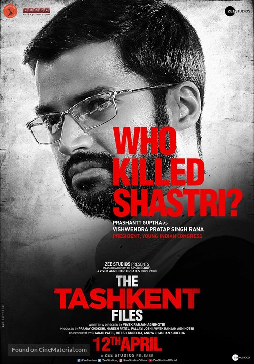 The Tashkent Files - Indian Movie Poster