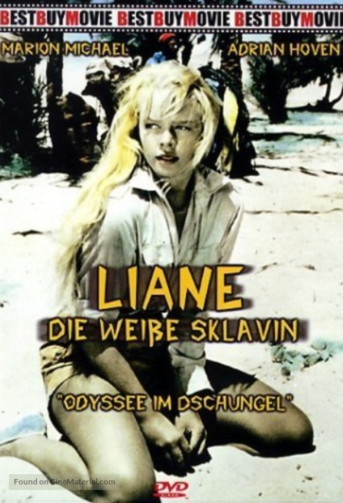 Liane, die wei&szlig;e Sklavin - German DVD movie cover