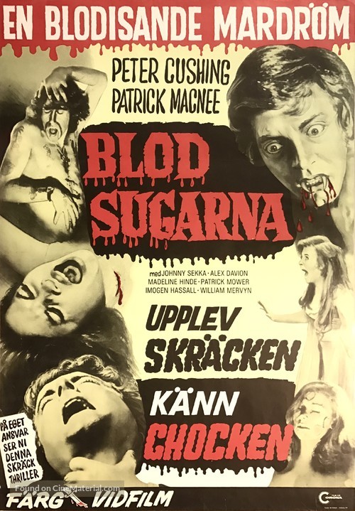 Incense for the Damned - Swedish Movie Poster