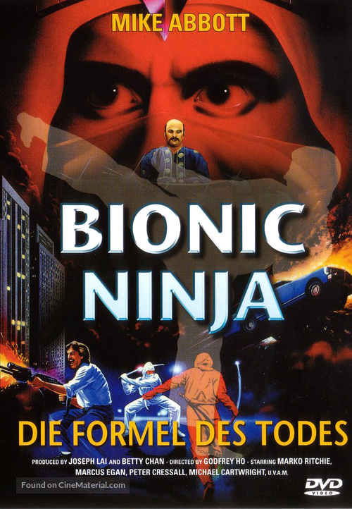 Bionic Ninja - German DVD movie cover