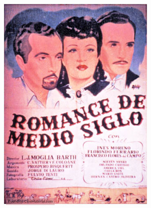 Romance de medio siglo - Chilean Movie Poster