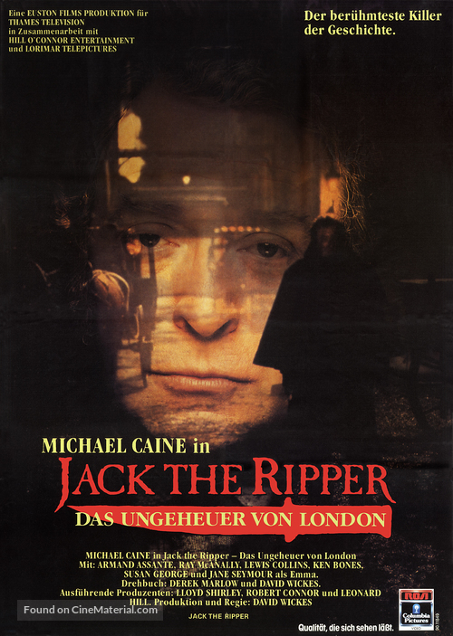 Jack the Ripper - German Movie Poster
