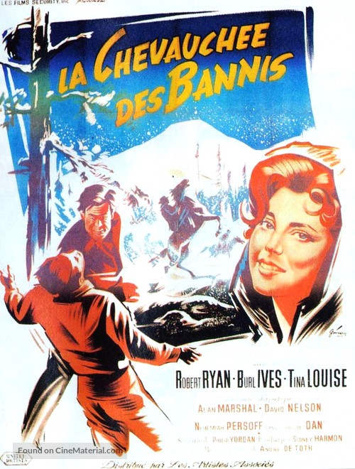 Day of the Outlaw - French Movie Poster