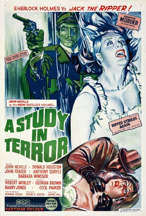 A Study in Terror - Australian Movie Poster