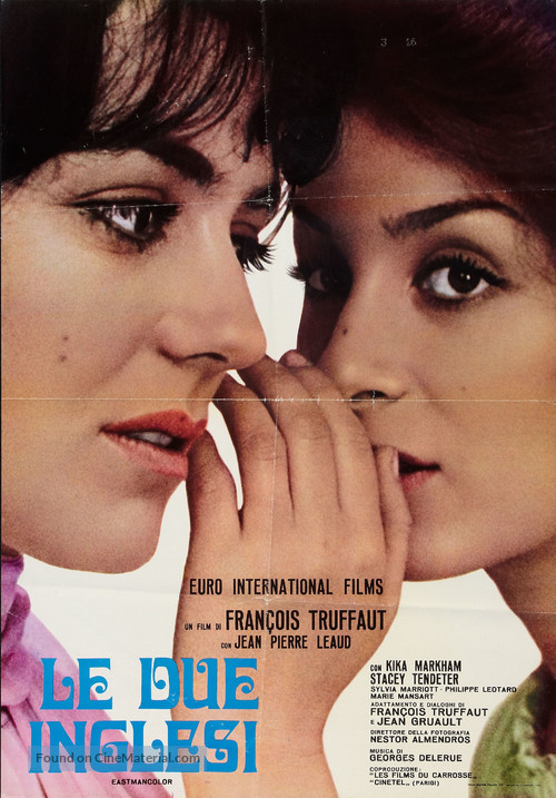 Les deux anglaises et le continent - Italian Movie Poster