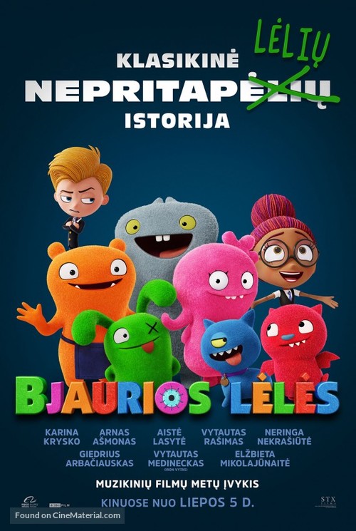 UglyDolls - Lithuanian Movie Poster