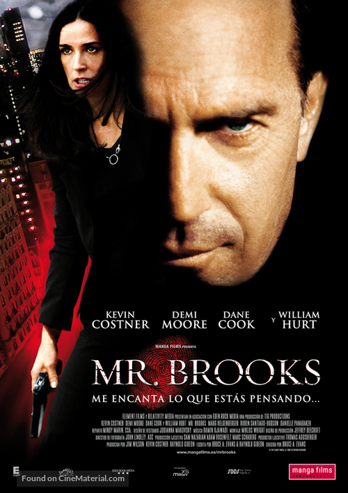 Mr. Brooks - Spanish Movie Poster